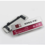 鋁合金插紙胸牌