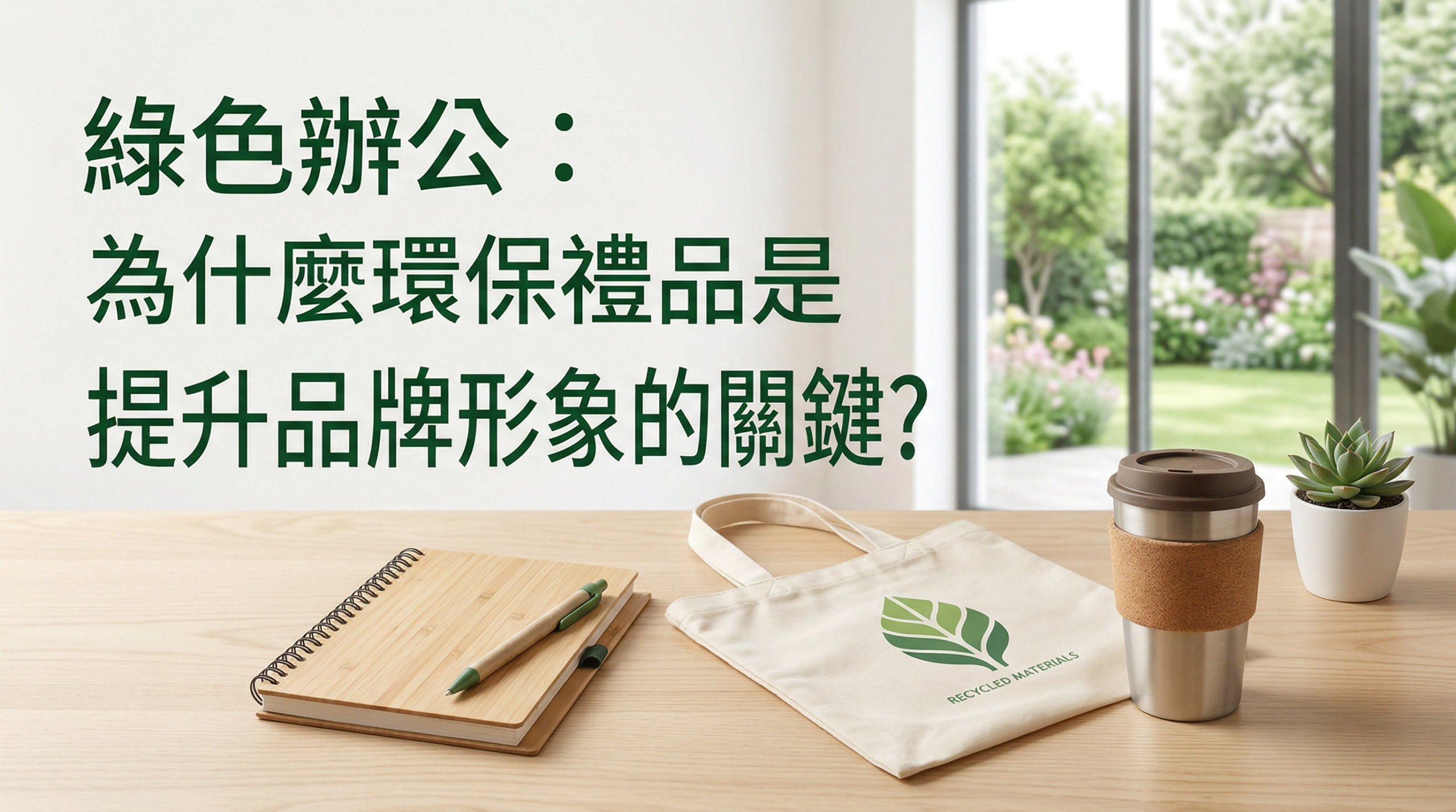 綠色辦公：為什麼環保禮品是提升品牌形象的關鍵？
