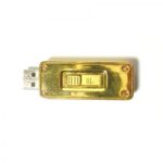 Golden USB Flash Drive - Image 2