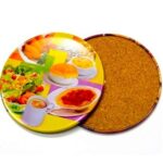 馬口鐵杯墊(水松木底)