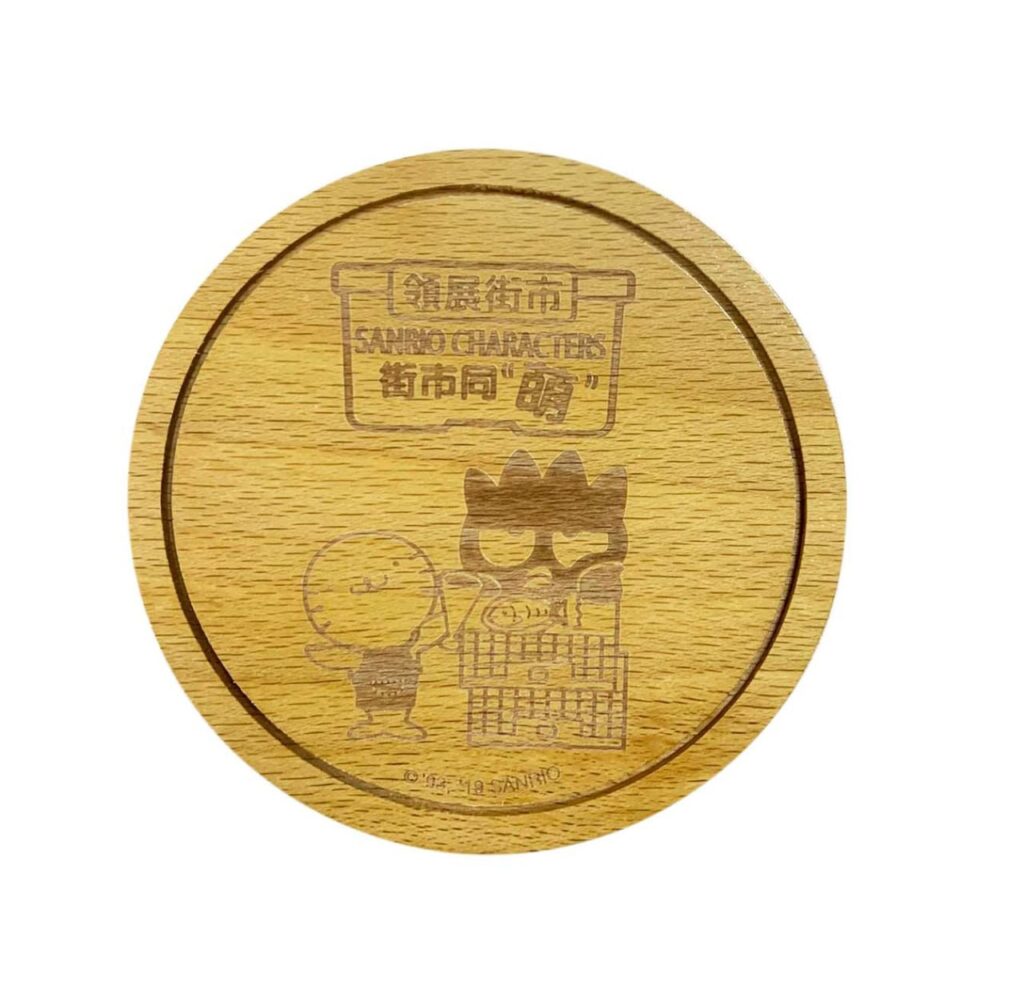領展街市 × Sanrio · 木製杯墊(方形/長方形/圓形)