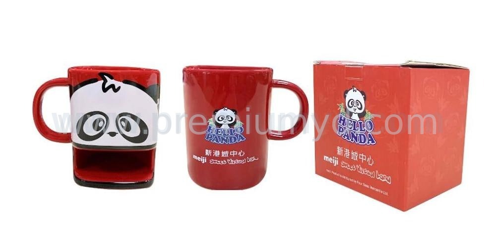 馬鞍山新港城中心 × meiji · Hello Panda 甜蜜水杯連零食包（2017 暑假「糖の虛擬樂園」）