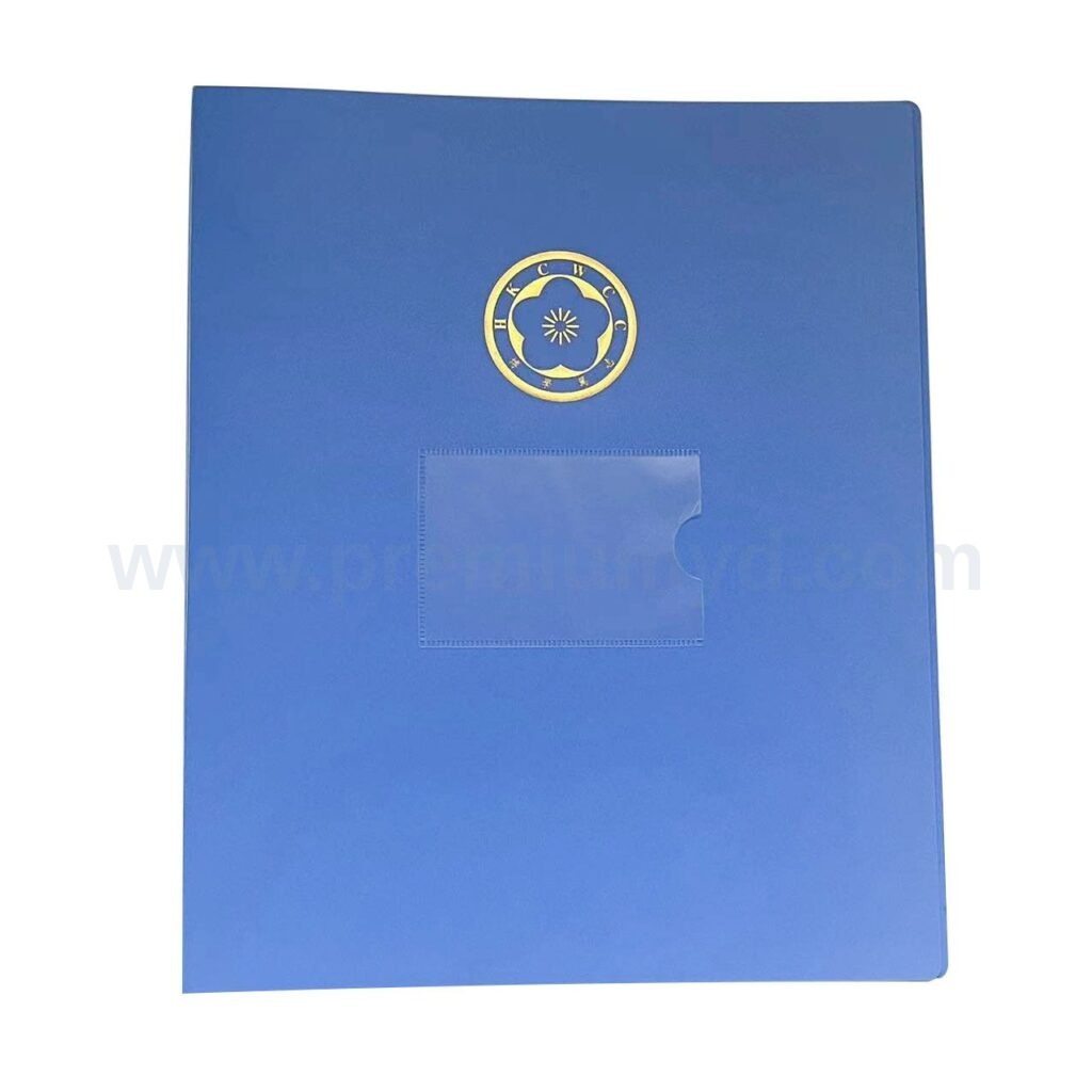 彩色 L型文件夾（校徽訂製） (YD-AL5009) - 文件夾訂造