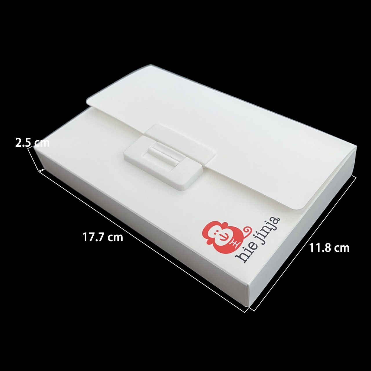 白色翻蓋禮品盒(帶扣) 白色翻蓋禮品盒(帶扣) - Image 1