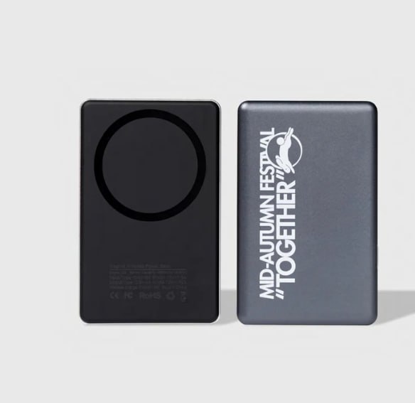 再生鋁磁吸充電寶 10000mAh 黑色及中秋版