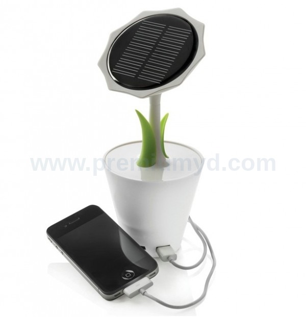 太陽能花朵充電器 Solar flower charger | Custom Corporate Gift - Image 1