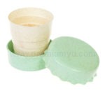 Wheat Portable Telescopic Cup | Custom Corporate Gift