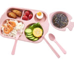麥稈兒童餐具組合