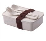Bamboo fiber lunch box | Custom Corporate Gift - Image 2
