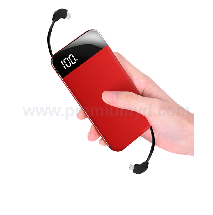 超薄自帶線充電器 Ultra-thin self-cable charger | Custom Corporate Gift - Image 1