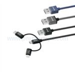 3合1高速傳輸充電線 [Type-C + Micro USB + Lightning] - Image 2