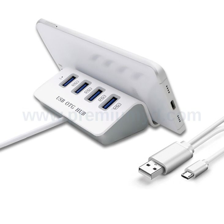 手機座連集線器 Mobile phone holder with hub | Custom Corporate Gift - Image 1