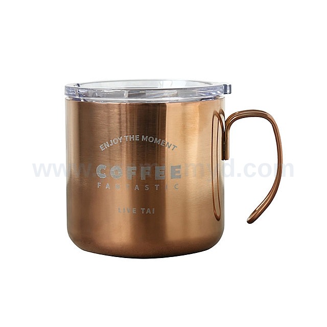 不銹鋼咖啡杯連蓋 不銹鋼咖啡杯連蓋 - Image 1