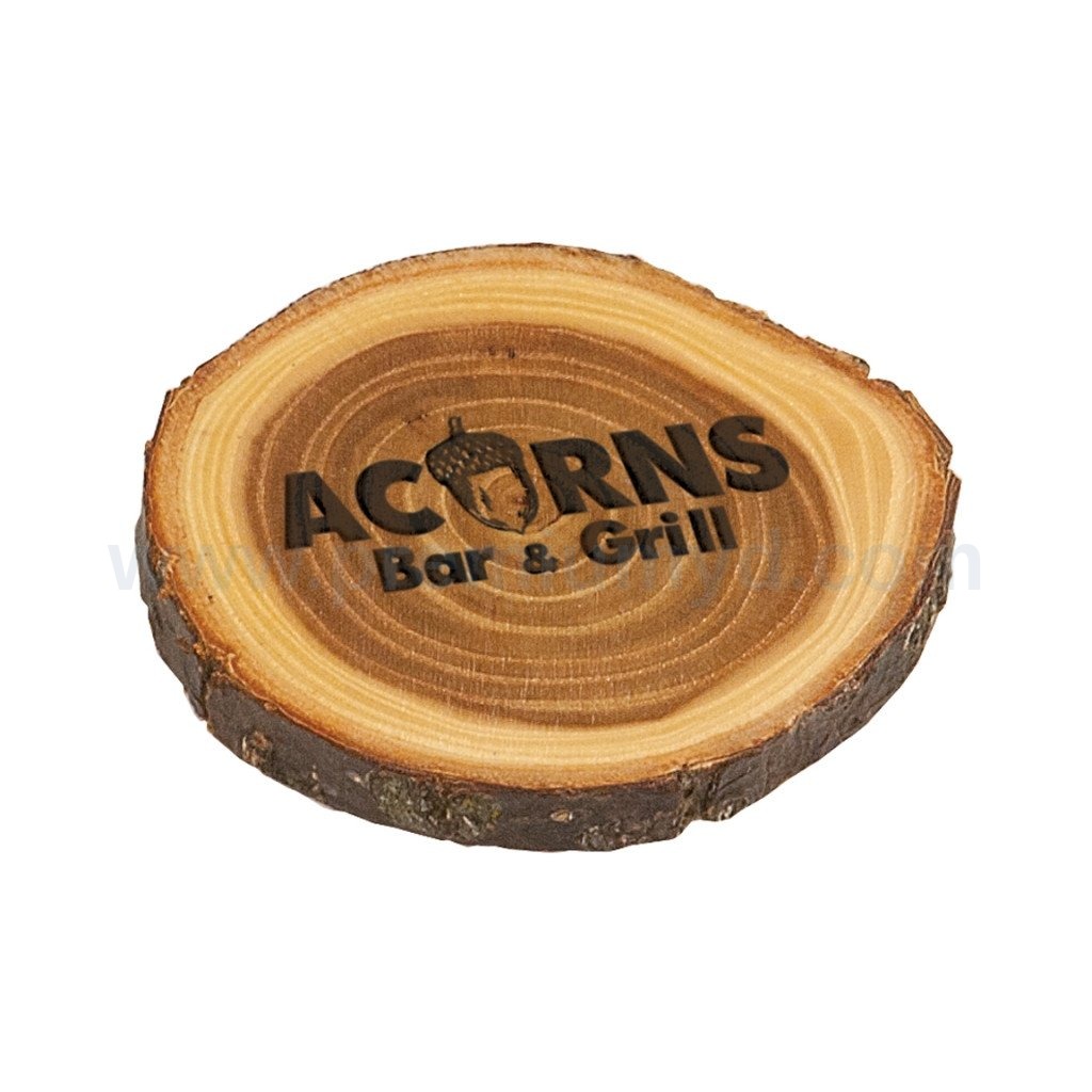 原木杯墊 Log Coaster | Custom Corporate Gift - Image 1