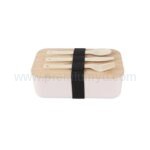日式竹蓋雙層便當盒 - Premium YD 企業禮品訂製