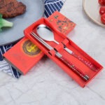 不鏽鋼青花瓷餐具套裝 - Premium YD 企業禮品訂製