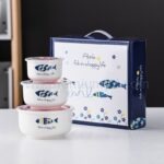 高品質陶瓷碗三件套 - Premium YD 企業禮品訂製