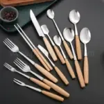 日式樺木柄不鏽鋼餐具 - Premium YD 企業禮品訂製
