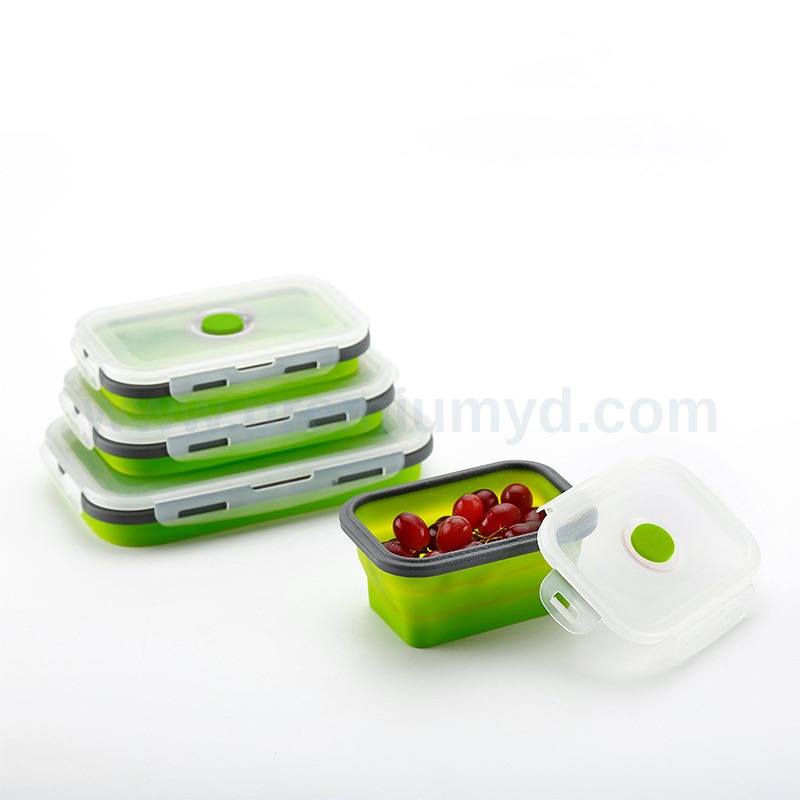 食品級矽膠折疊便當盒 - Premium YD 企業禮品訂製