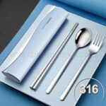 316/304不鏽鋼便攜餐具套裝 - Premium YD 企業禮品訂製