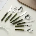 304不鏽鋼竹節叉勺 - Premium YD 企業禮品訂製