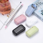 便攜式304不鏽鋼矽膠折疊吸管 - Premium YD 企業禮品訂製