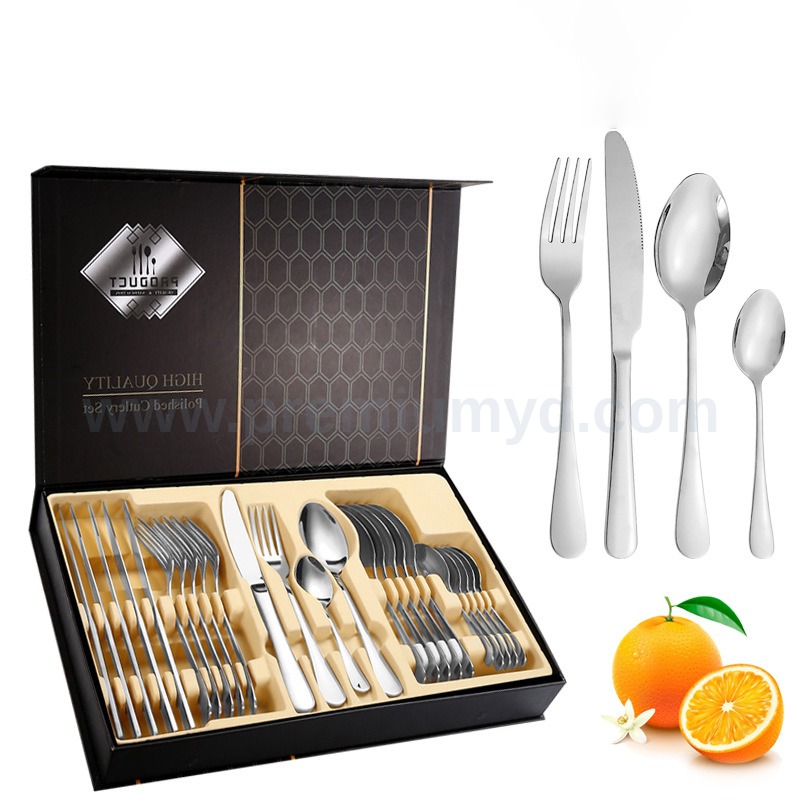 奢華不鏽鋼西餐具禮盒 - Premium YD 企業禮品訂製