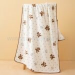小奶熊印花珊瑚絨浴巾 - Premium YD 企業禮品訂製