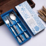 不鏽鋼青花瓷餐具套裝 - Premium YD 企業禮品訂製