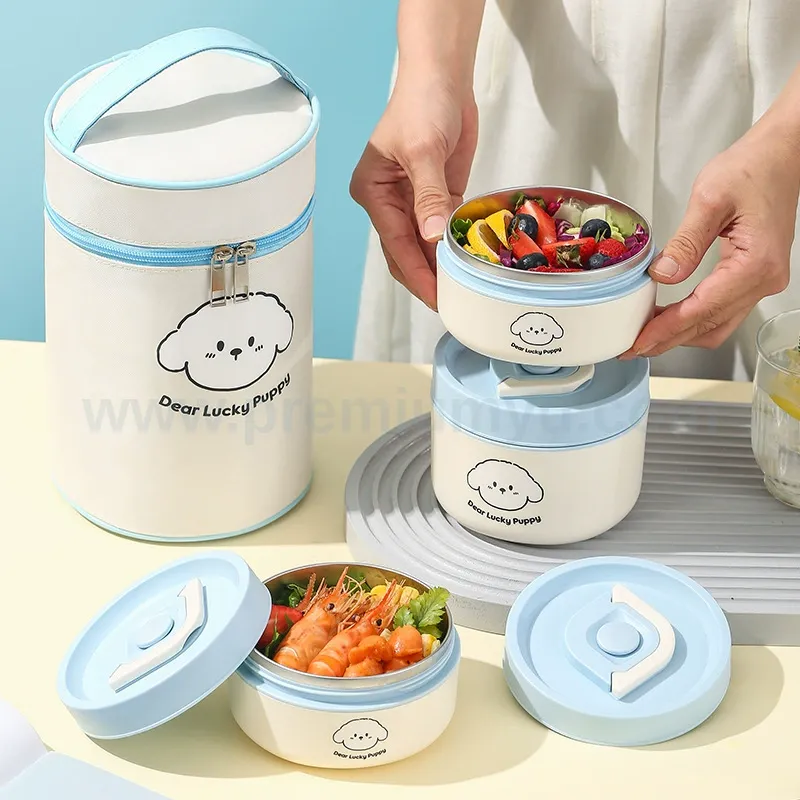 304不鏽鋼多層保溫飯盒 - Premium YD 企業禮品訂製