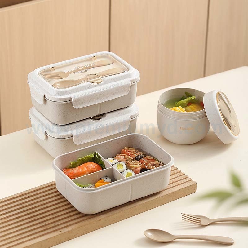 小麥纖維分格便當盒 - Premium YD 企業禮品訂製