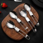 不鏽鋼便攜摺疊餐具 - Premium YD 企業禮品訂製