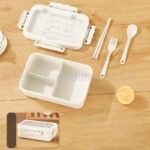 麥秸稈日式三格便當盒 - Premium YD 企業禮品訂製