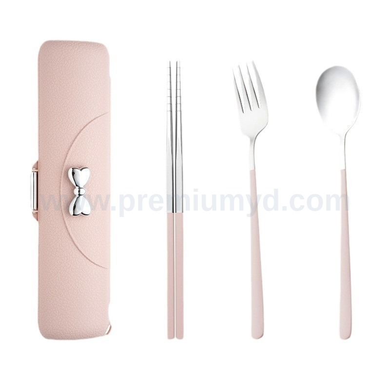 皮紋盒餐具套裝 - Premium YD 企業禮品訂製
