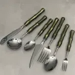 竹節不鏽鋼西餐餐具套裝 - Premium YD 企業禮品訂製