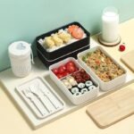 日式竹蓋雙層便當盒 - Premium YD 企業禮品訂製