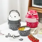 食品級不鏽鋼雙層學生飯盒 - Premium YD 企業禮品訂製