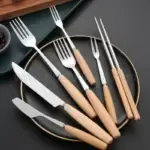 日式樺木柄不鏽鋼餐具 - Premium YD 企業禮品訂製