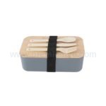 日式竹蓋雙層便當盒 - Premium YD 企業禮品訂製