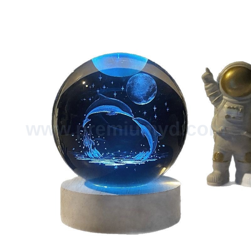創意內雕水晶球夜燈 創意內雕水晶球夜燈 - 企業禮品訂製