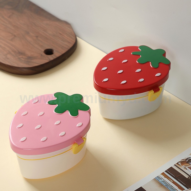 卡通草莓造型飯盒 - 企業禮品訂製