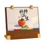 簡約木架索引座檯月曆 - 企業禮品訂製