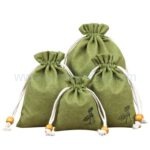 荷花束口麻布袋訂製 - 企業禮品訂製