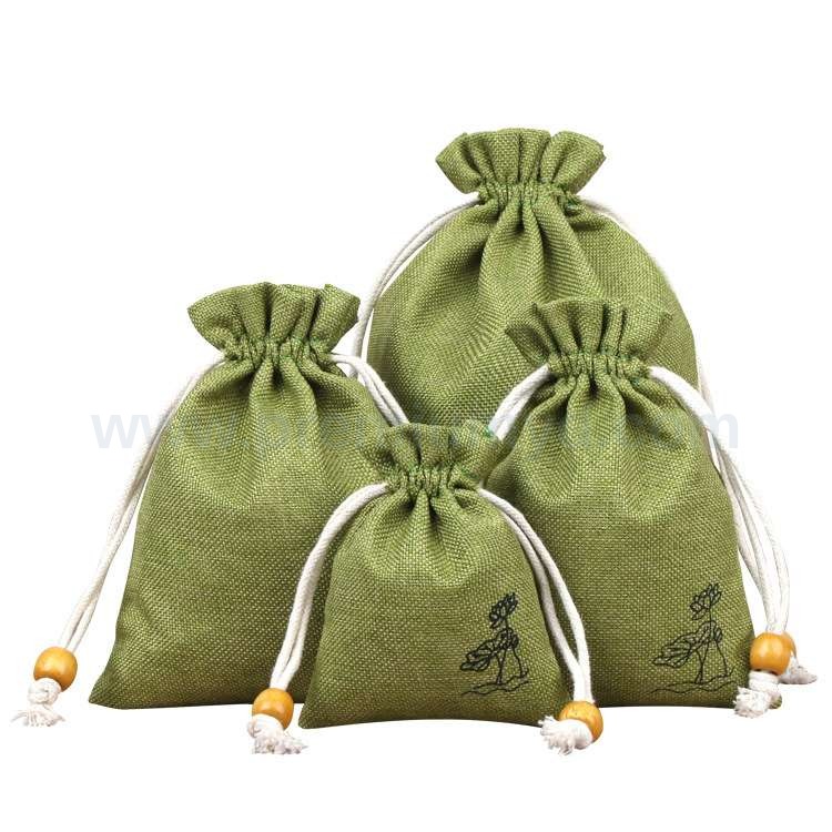荷花束口麻布袋訂製 荷花束口麻布袋訂製 - 企業禮品訂製