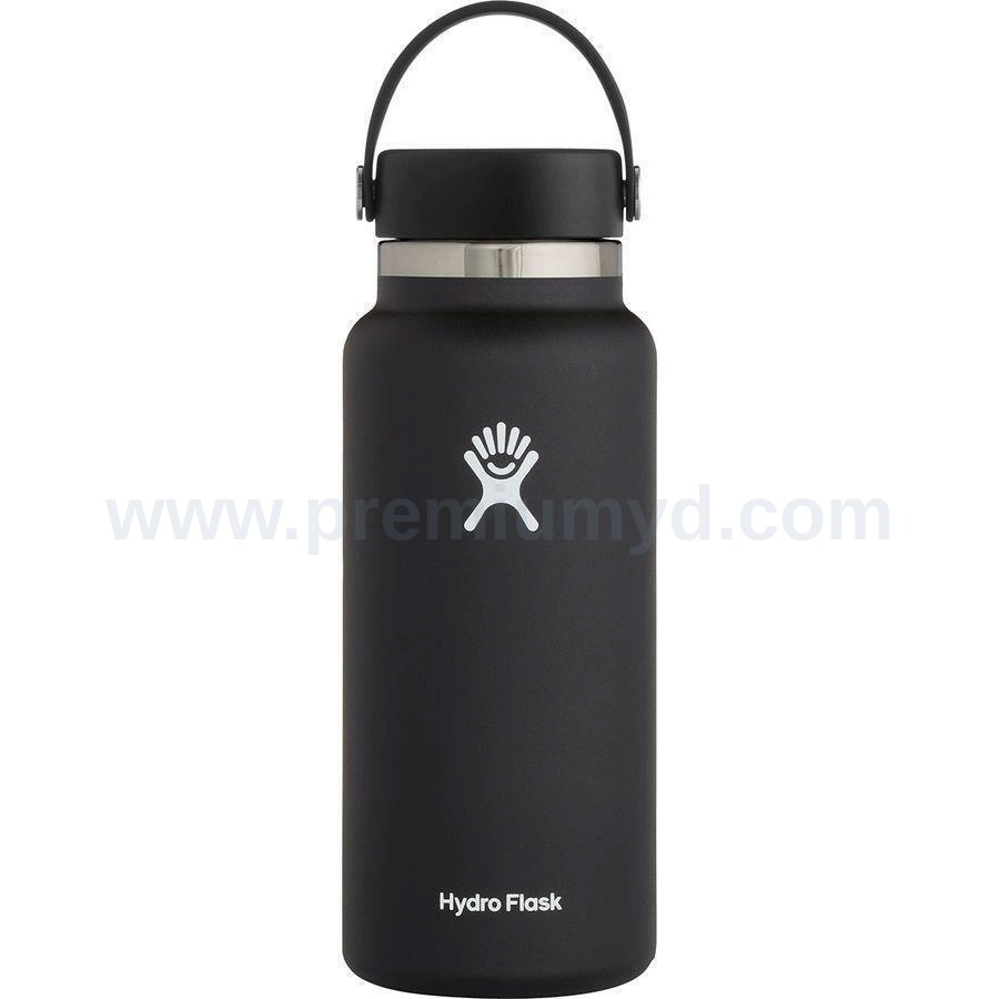 Hydro Flask 黑色標準口水瓶 - 企業禮品訂製